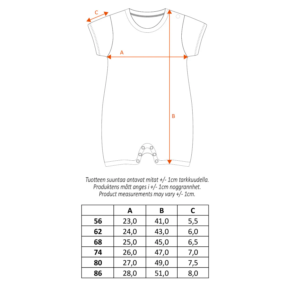 Fragola-leikkipuku, roosa - Image 4