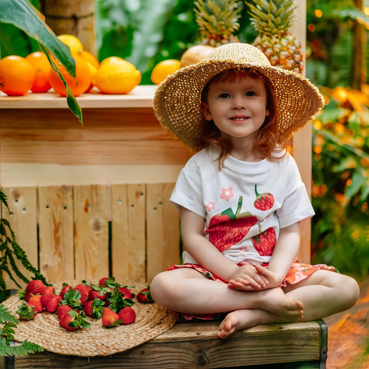 Fragola t-paita, valkoinen - Image 4