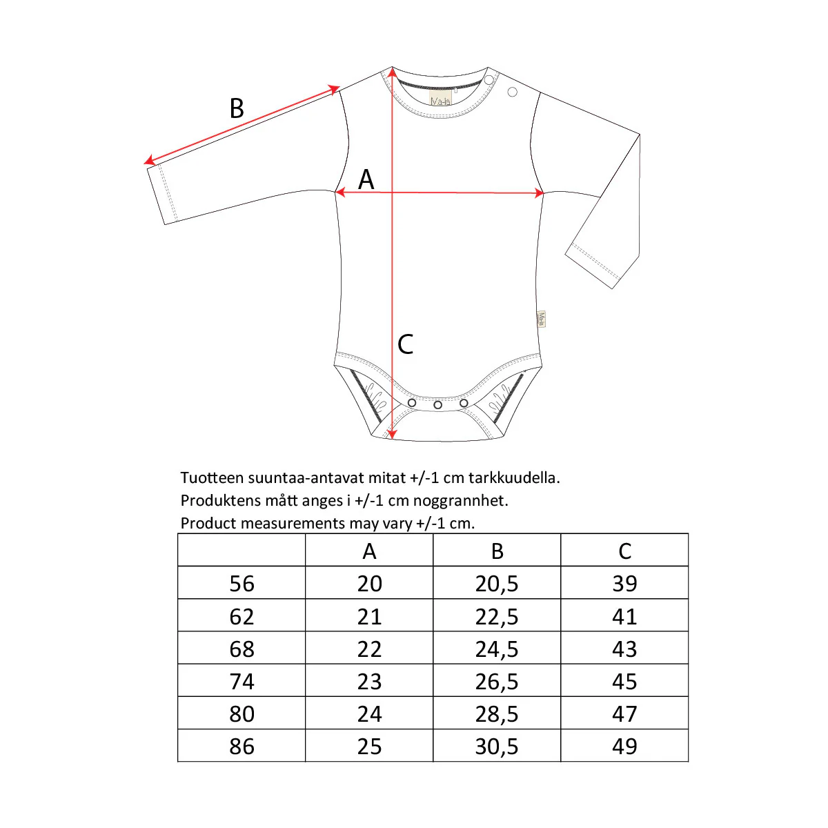 Jääkarhu-body, vedenvihreä - Image 4