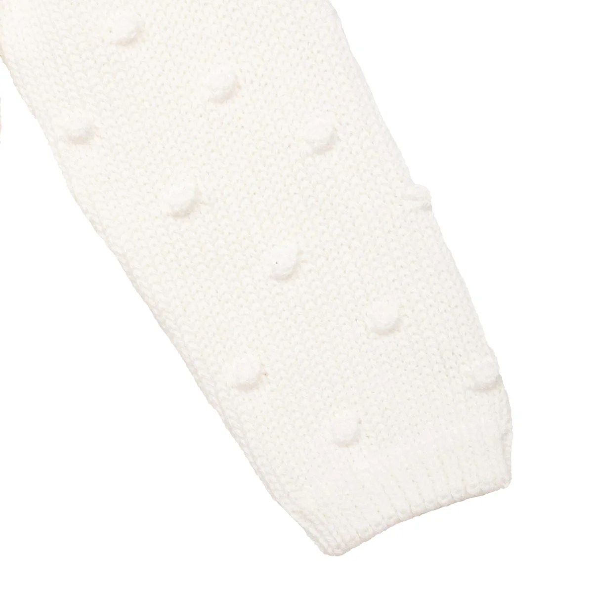 Kaisli-neuletakki vauvalle, luonnonvalkoinen - Image 3