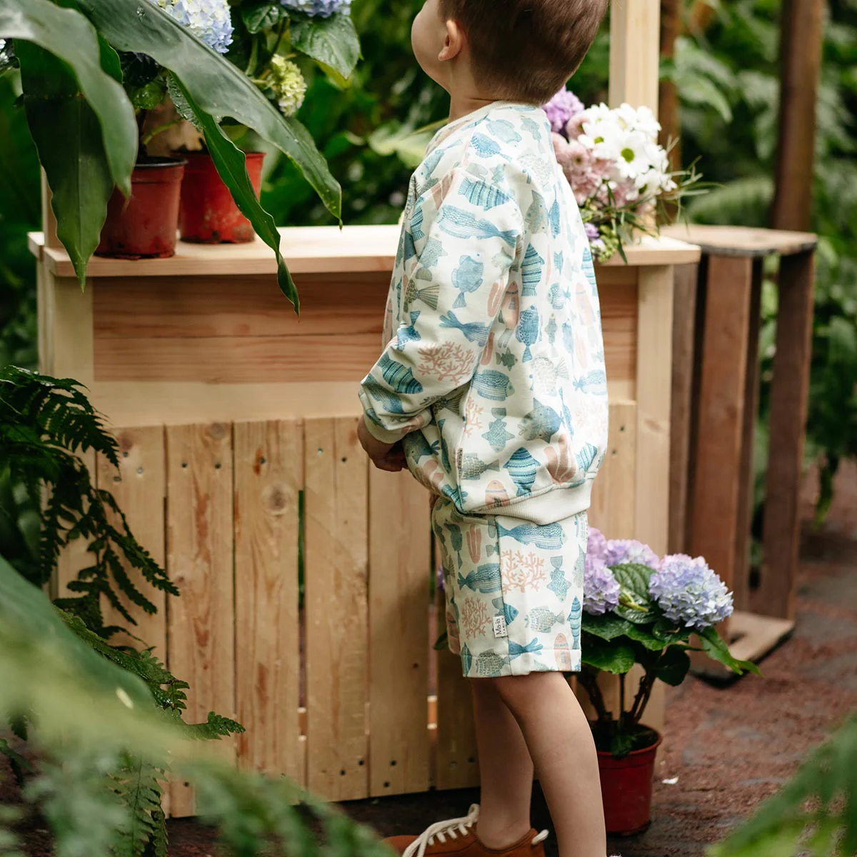 Kalat-collegepaita, valkoinen - Image 3