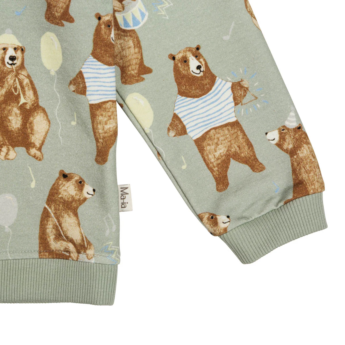 Karhut-collegepaita, vaaleanvihreä - Image 3