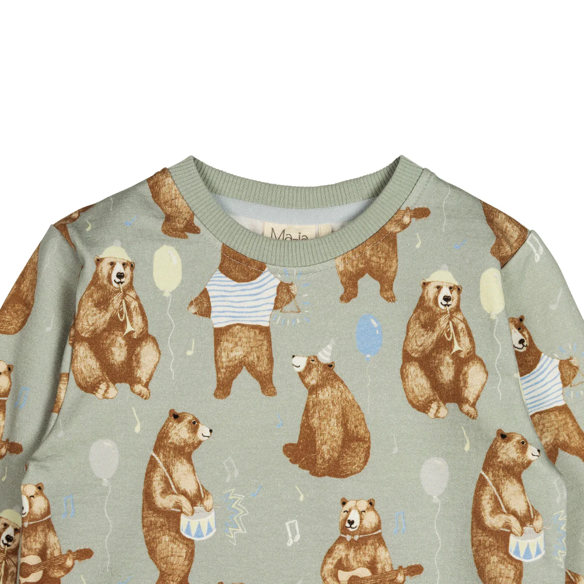 Karhut-collegepaita, vaaleanvihreä - Image 4