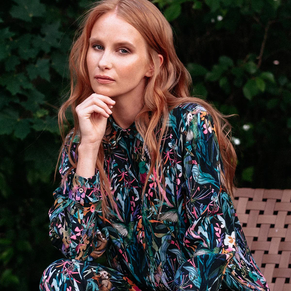 Lianna-paita Amazon, tummanvihreä - Image 6