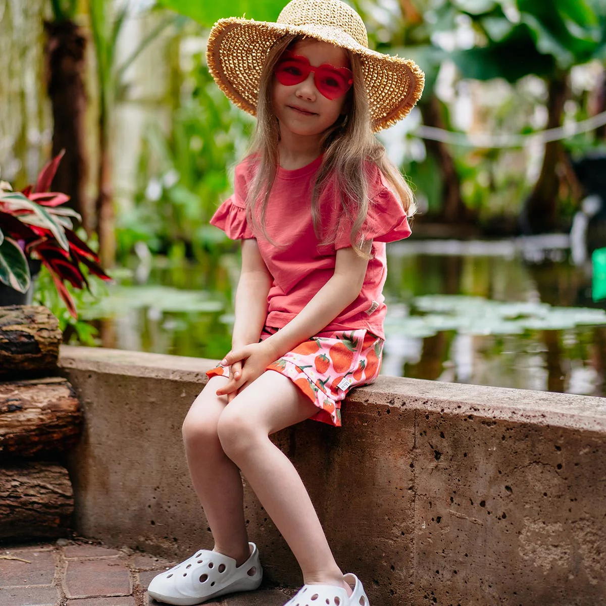 Luna t-paita, koralli - Image 3