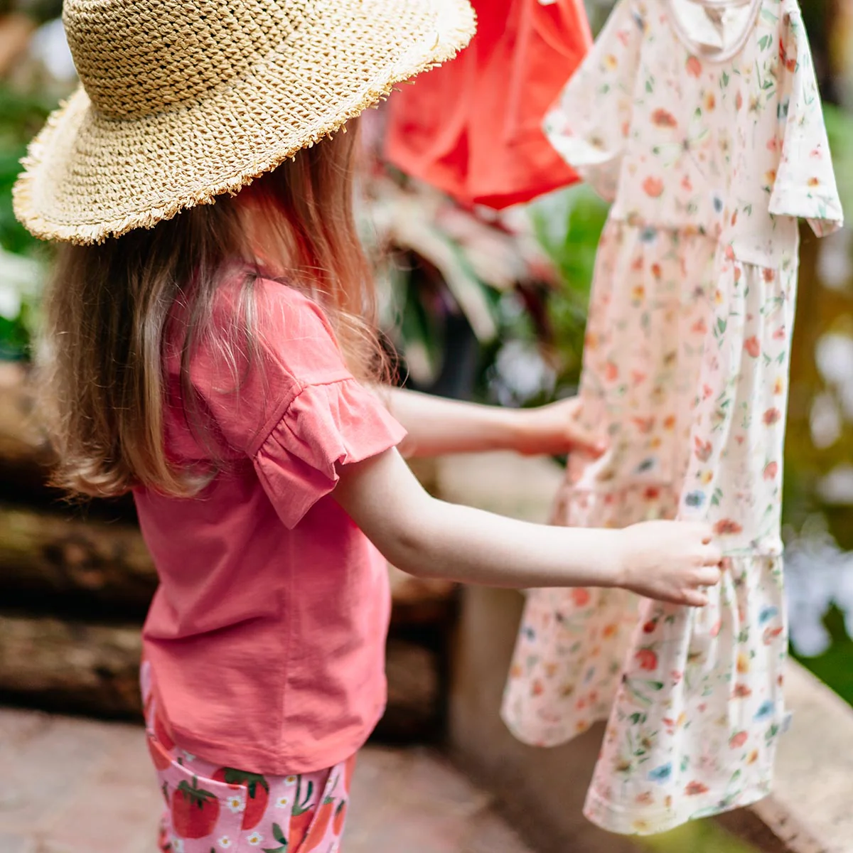 Luna t-paita, koralli - Image 6