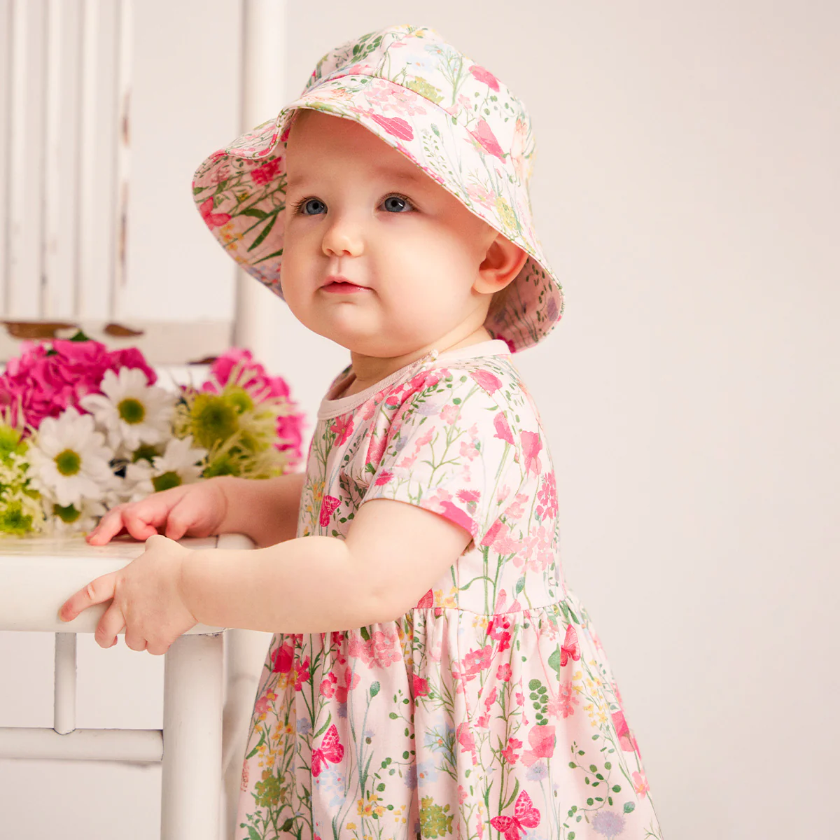 Niitty-bodymekko, lyhythihainen, vaaleanpunainen - Image 3