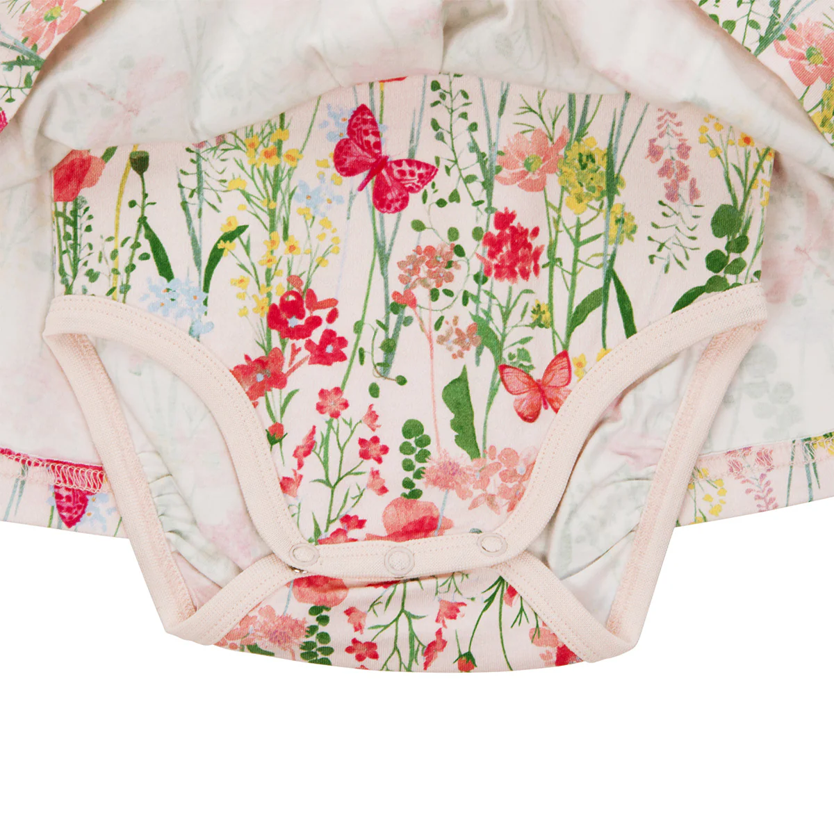 Niitty-bodymekko, lyhythihainen, vaaleanpunainen - Image 4