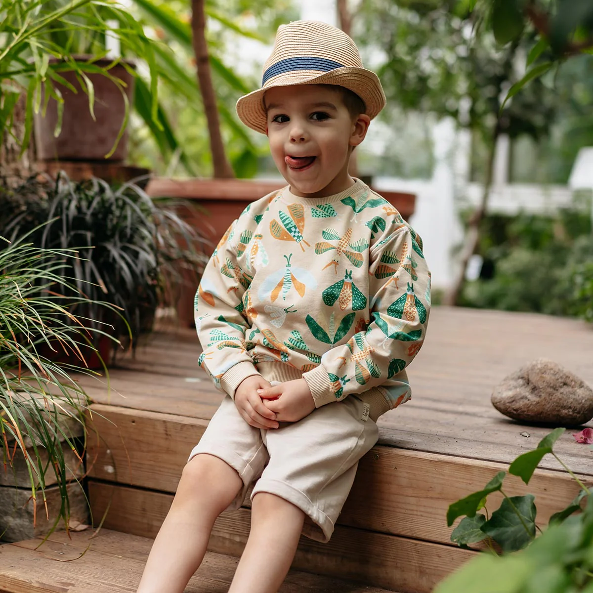 Öttiäiset-collegepaita, beige - Image 4