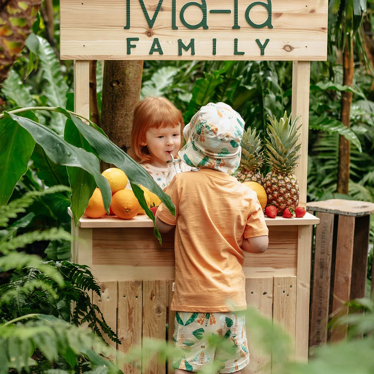 Otto t-paita, vaaleanoranssi - Image 4