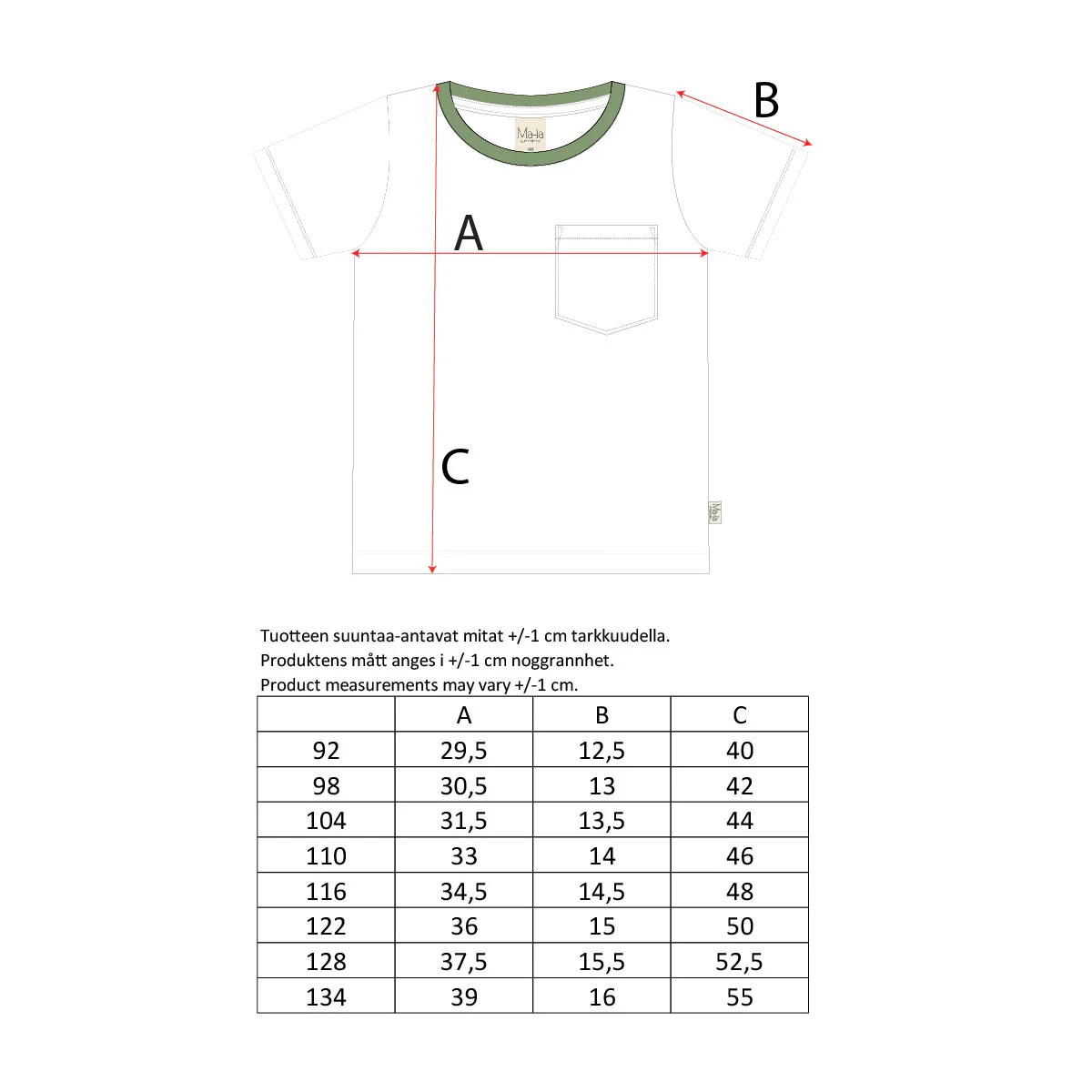 Otto t-paita, vaaleanoranssi - Image 5