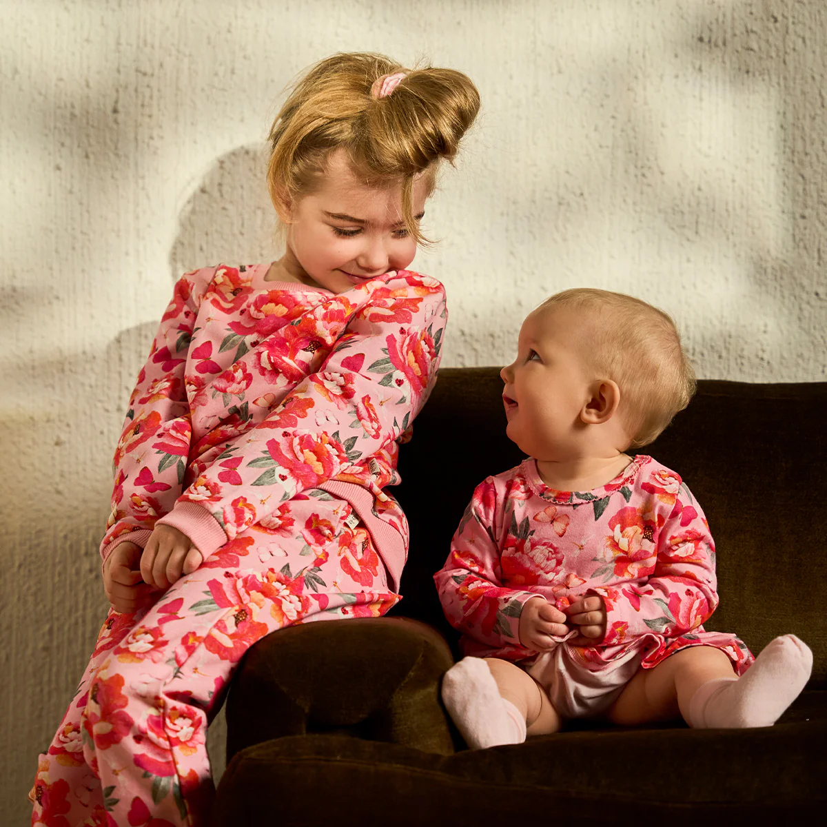 Pionit-collegehousut, pinkki - Image 3