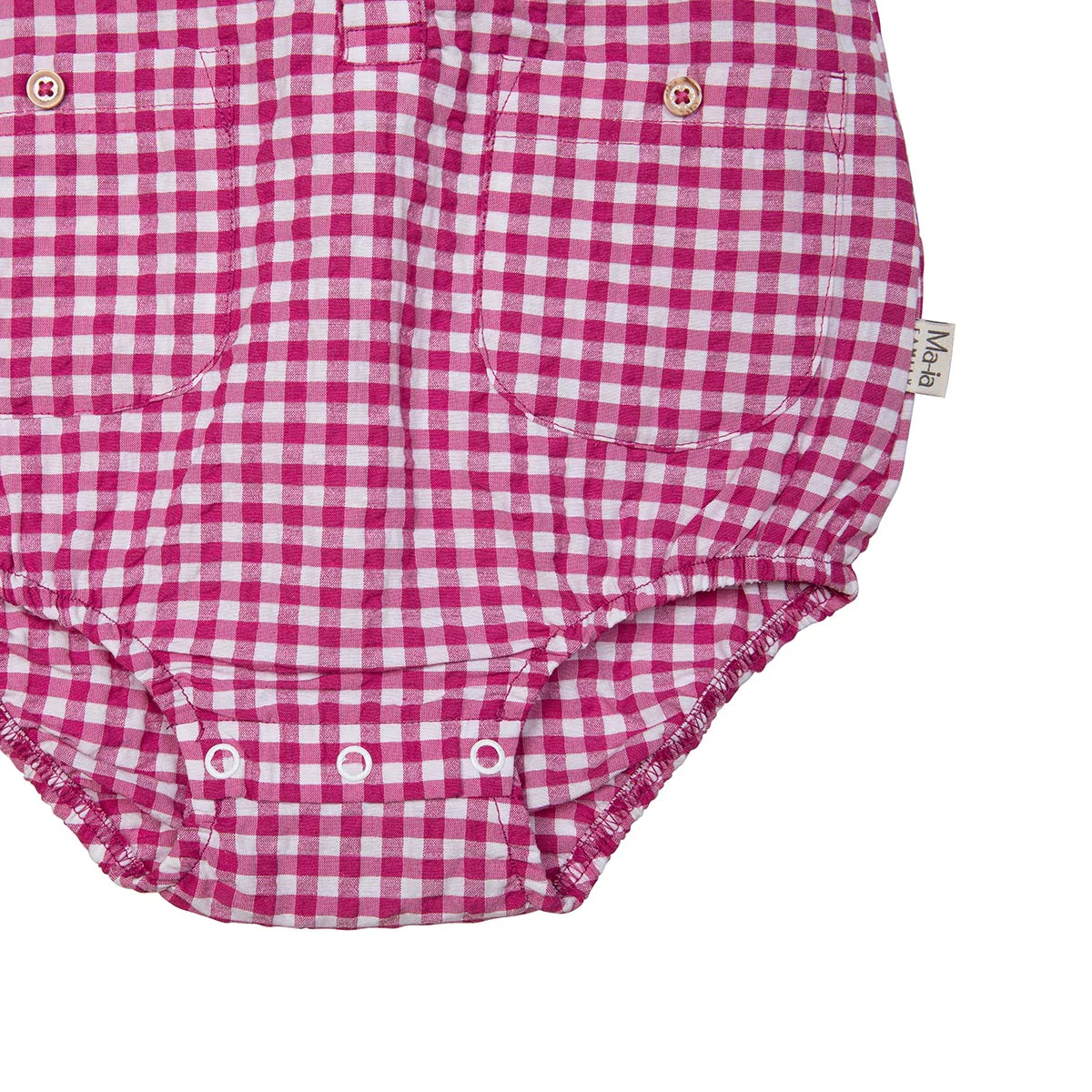 Ruutu-leikkipuku, pinkki - Image 6