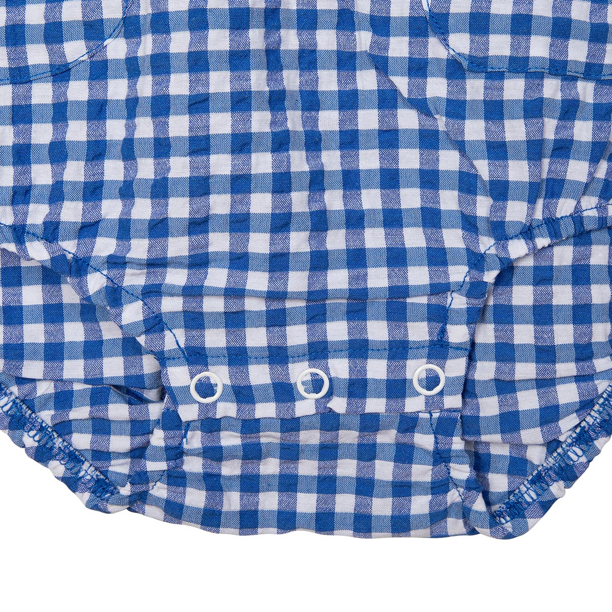 Ruutu-leikkipuku, sininen - Image 7