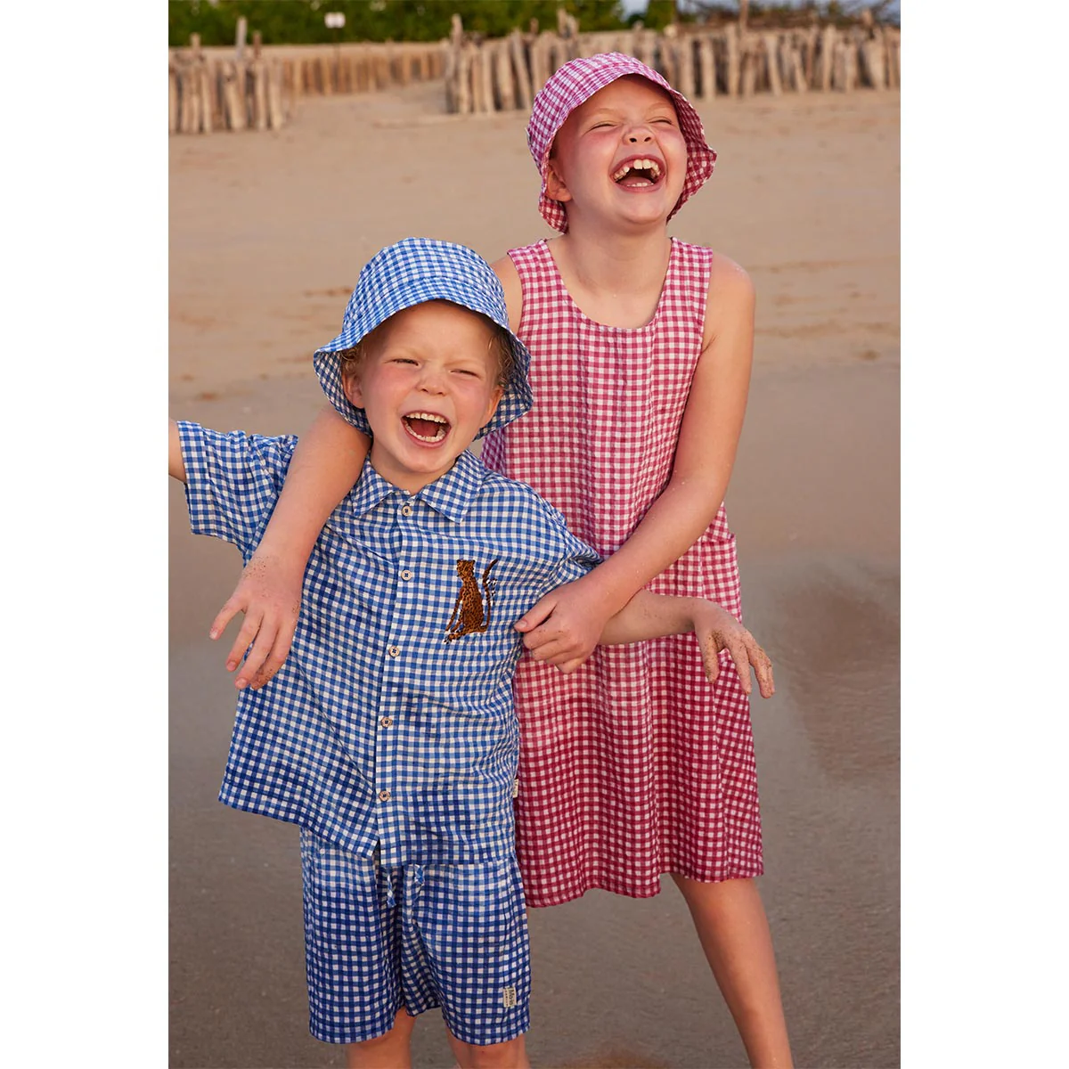 Ruutu-paita, sininen - Image 3