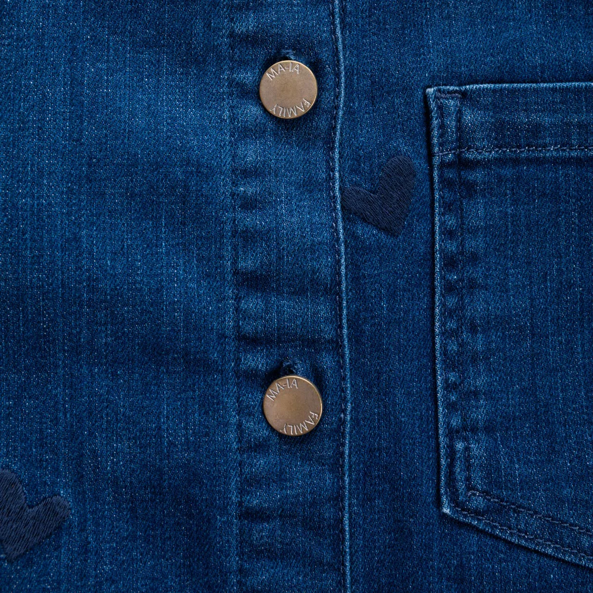 Selma-paita Sydämet, sininen - Image 9