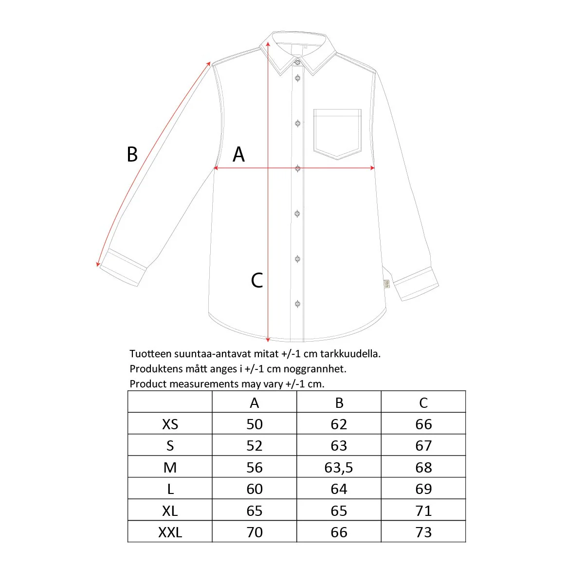 Selma-paita Symbolit, luonnonvalkoinen - Image 4
