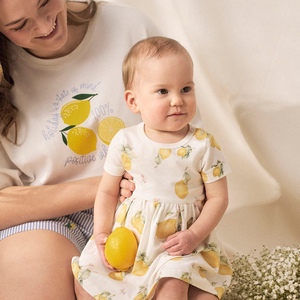 Sitruuna-bodymekko, luonnonvalkoinen - Image 5