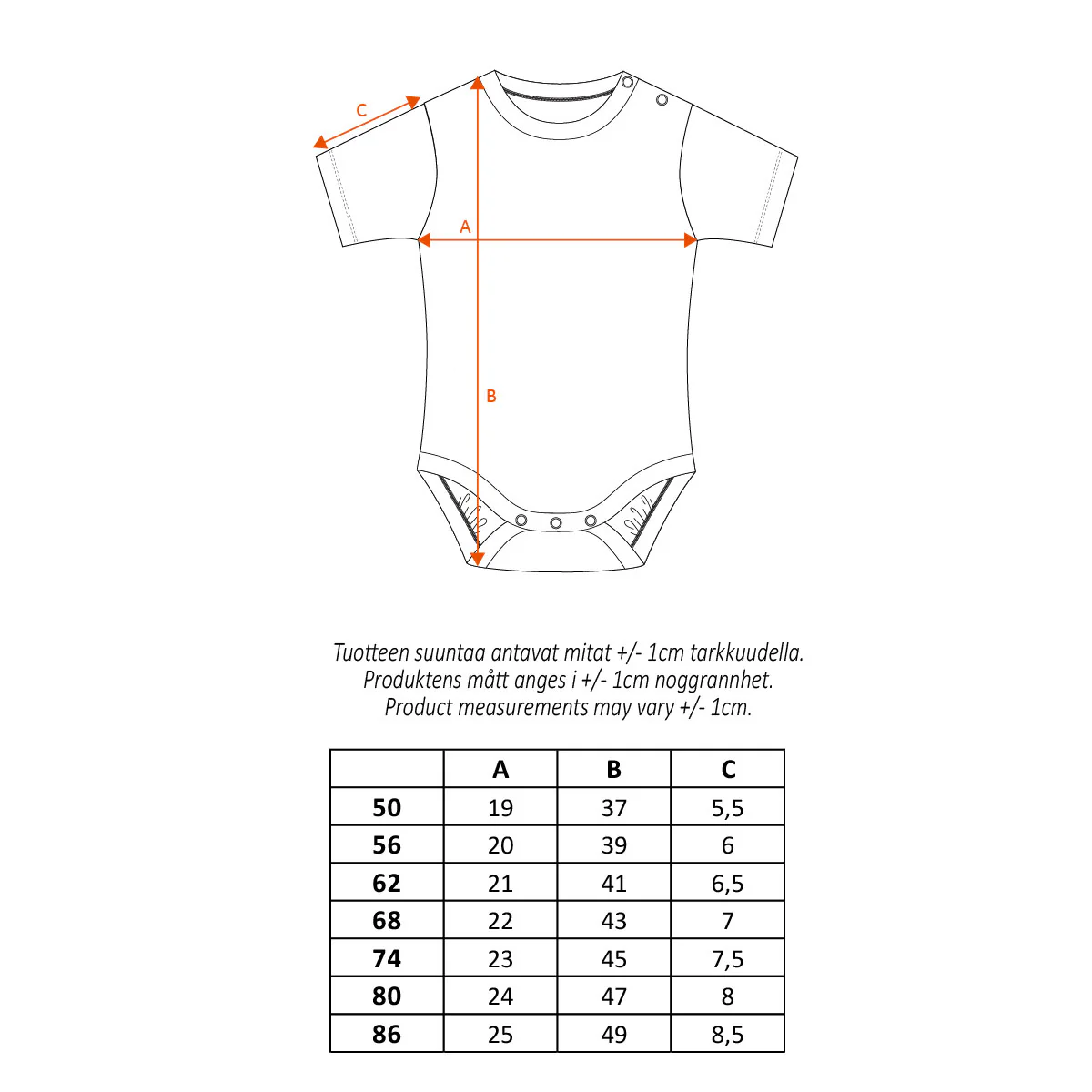 Syreenit-body, lyhythihainen, keltainen - Image 3
