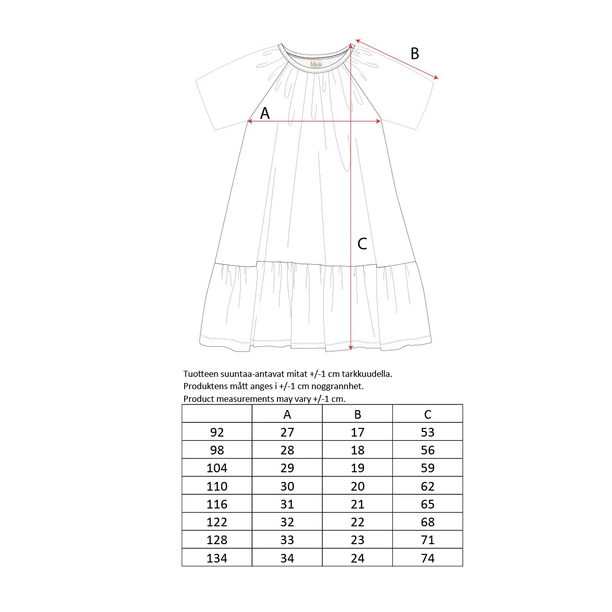 Syreenit-mekko, keltainen - Image 4