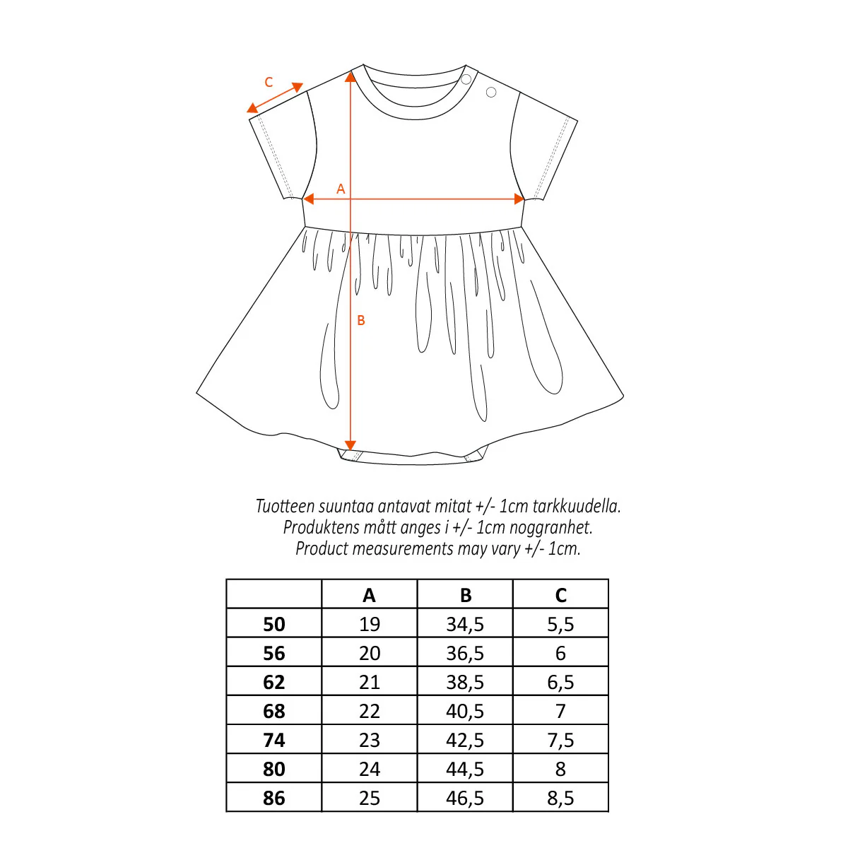 Timjami-bodymekko, lyhythihainen, vaaleanpunainen - Image 5