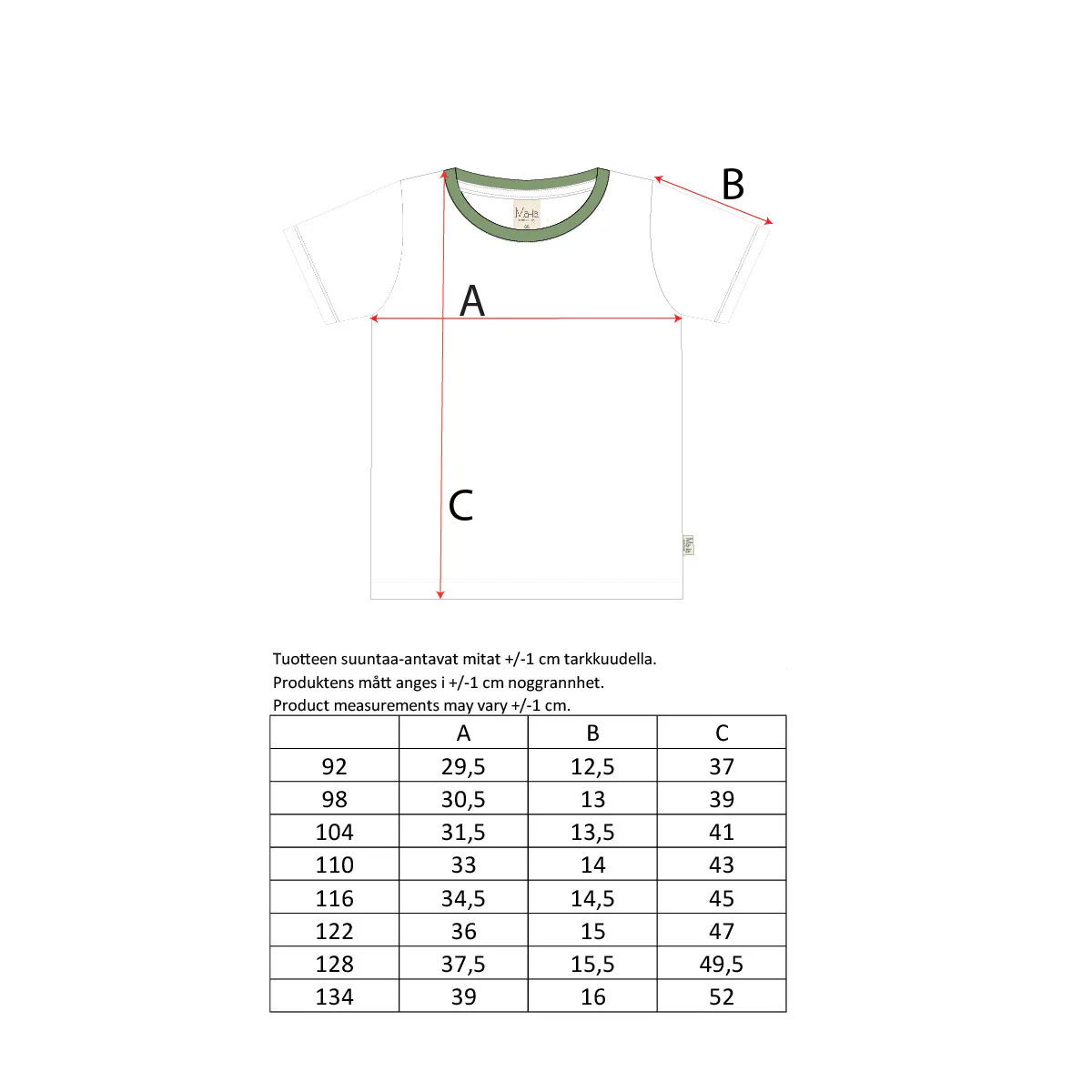 Viidakko-t-paita, valkoinen - Image 3